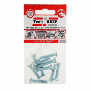 Винт DIN965 с потайной головкой М6х30 оцинк. (уп.10шт) Tech-KREP 103002 - smartlife-ural.ru – Екатеринбург