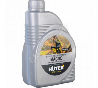 Масло моторное 5W-30 синтетическое для четырехтактных двигателей для техники Huter 1л Huter 73/8/1/2 - smartlife-ural.ru – Екатеринбург