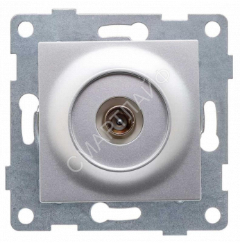 Розетка телевизионная TV 1-м СП Ugra механизм серебр. GUSI С11А1-004 - smartlife-ural.ru – Екатеринбург