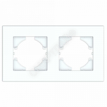 Рамка 2-местн City бел. GUSI С1112-001 - smartlife-ural.ru – Екатеринбург