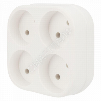 Разветвитель 4-м без заземл. 6-10А бел. Rexant 11-1072 - smartlife-ural.ru – Екатеринбург