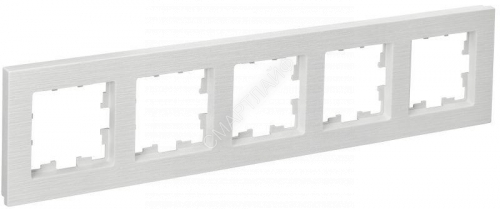 Рамка 5-м BRITE РУ-5-Бр бел. рифленый IEK BR-M52-51-K01 - smartlife-ural.ru – Екатеринбург