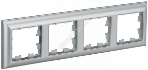 Рамка 4-м BRITE РУ-4-Бр алюм./алюм. IEK BR-M42-12-K47 - smartlife-ural.ru – Екатеринбург