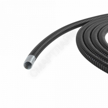Металлорукав DN 40мм в герметичной ПВХ изоляции Dвн. 40мм Dнар. 46мм черн. (уп.25м) DKC 6071R-040N - smartlife-ural.ru – Екатеринбург