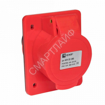 Розетка скрыт. уст. 32А 380В 3P+E IP44 (424) EKF ps-424-32-380 - smartlife-ural.ru – Екатеринбург