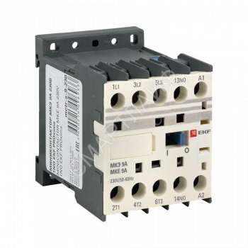 Мини-контактор МКЭ 9А кат. 230В AC 1НО PROxima EKF Mctr-s-9-230 - smartlife-ural.ru – Екатеринбург