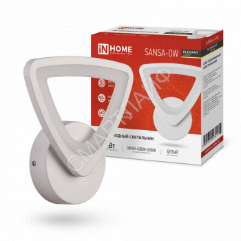 Светильник светодиодный ELEGANT SANSAR-W 15Вт 3000-6500К 1050лм 230В STEP COLOR бел. IN HOME 4690612043210 - smartlife-ural.ru – Екатеринбург