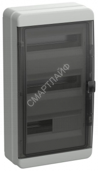 Корпус КМПн-36 TEKFOR IP65 черн. прозр. дверь пластик. IEK TF5-KP72-N-36-65-K03-K02 - smartlife-ural.ru – Екатеринбург