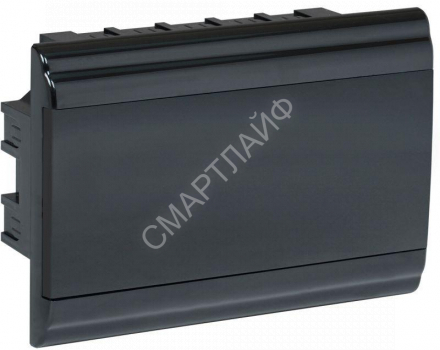 Корпус модульный встраиваемый ЩРВ-П-12 PRIME IP41 пластик. черн. IEK MKP13-V-01-12-41-K02 - smartlife-ural.ru – Екатеринбург