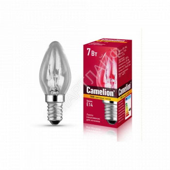 Лампа электрич. накаливания для ночников 7/P/CL/E14 220В 7Вт Е14 прозр. Camelion 13912 - smartlife-ural.ru – Екатеринбург