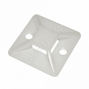 База монтажная самоклеящаяся 30х30 бел. (уп.100шт) TOKOV ELECTRIC TKE-SP-30-W - smartlife-ural.ru – Екатеринбург