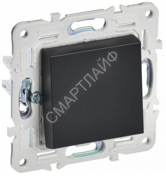 Выключатель проходной 1-кл. SKANDY 10А SK-V02Bl черн. IEK SK-V12-0-10-K02 - smartlife-ural.ru – Екатеринбург