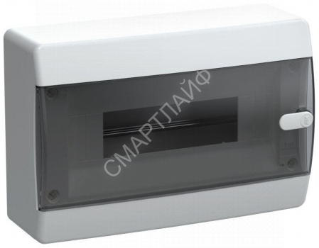 Корпус ЩРН-П-12 UNION Compact IP41 черн. прозр. дверь пластик. IEK UIC-KP12-N-12-41-K01 - smartlife-ural.ru – Екатеринбург