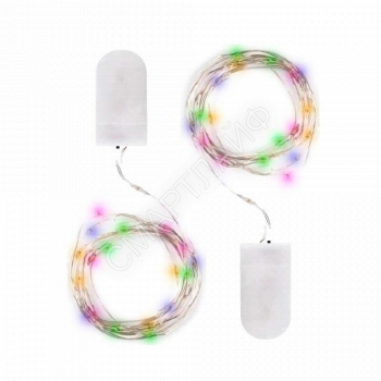 Гирлянда DC-G05-20MS2 20LED RGB 2xCR2032и(в компл.) (уп.2шт) ФАZА 5047990 - smartlife-ural.ru – Екатеринбург