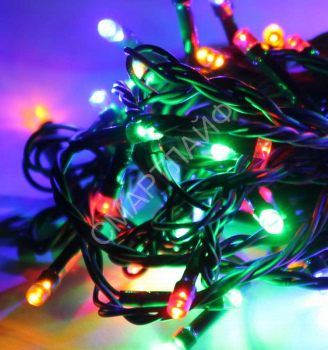 Гирлянда светодиодная 300LED форма "диаманд" провод 31.5м IP44 мультиколор Космос KOC_GIR300_RGB - smartlife-ural.ru – Екатеринбург