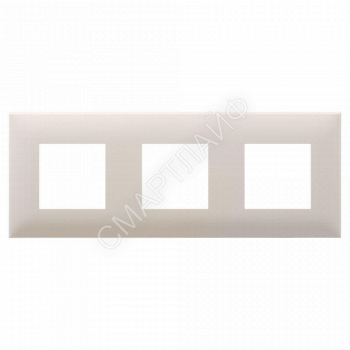 Рамка 3-м 6мод. Avanti "Ванильная дымка" DKC 4405906 - smartlife-ural.ru – Екатеринбург