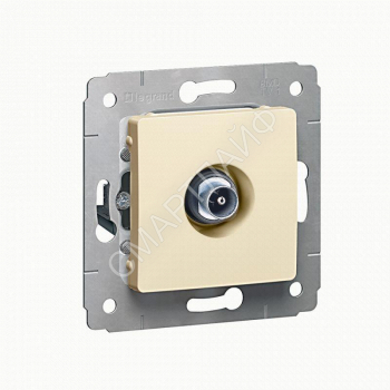 Розетка телевизионная TV СП Cariva прост. с топологией "звезда" сл. кость (DIY-упак.) Leg 695926 - smartlife-ural.ru – Екатеринбург