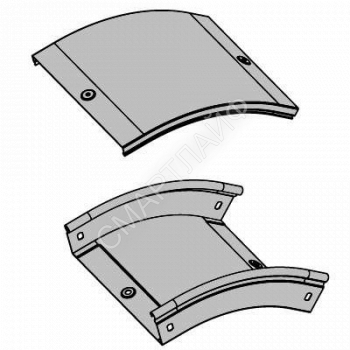 Угол для лотка вертикальный внешний 45град. 50х50 CD 45 DKC 36840 - smartlife-ural.ru – Екатеринбург