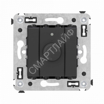 Диммер поворотный СП Avanti "Черный матовый" DKC 4412133 - smartlife-ural.ru – Екатеринбург