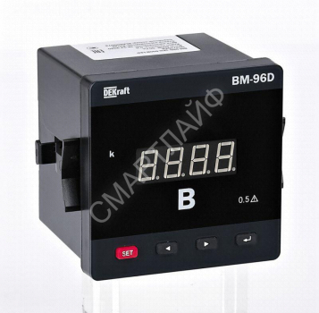 Вольтметр цифровой ВМ-72D 3ф вх. 100В 72х72мм LED-дисплей DEKraft 50358DEK - smartlife-ural.ru – Екатеринбург