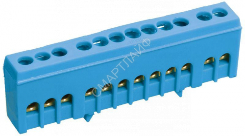 Шина нулевая в корп. изол. на DIN-рейку ШНИ-6х9-10-К-С IEK YNN10-69-10KD-K07 - smartlife-ural.ru – Екатеринбург