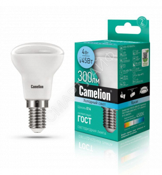 Лампа светодиодная LED4-R39/845/E14 4Вт 220В Camelion 13354 - smartlife-ural.ru – Екатеринбург