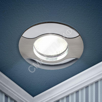 Светильник точечный KL18 SN/CH 50Вт MR16 12В литой "волна" сатин никель/хром. ЭРА C0043698 - smartlife-ural.ru – Екатеринбург