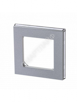 Рамка Levit 1п серебр./дым. черн. ABB 2CHH015010A6070 - smartlife-ural.ru – Екатеринбург