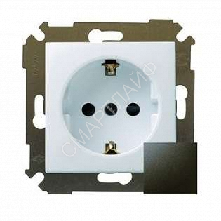 Розетка 1-м СП Simon34 16А IP20 с заземл. механизм графит Simon 34432-038 - smartlife-ural.ru – Екатеринбург
