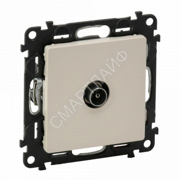 Розетка телевизионная оконечная TV 1-м Valena Life 10дБ 0-862МГц с лицев. панелью механизм сл. кость Leg 753560 - smartlife-ural.ru – Екатеринбург