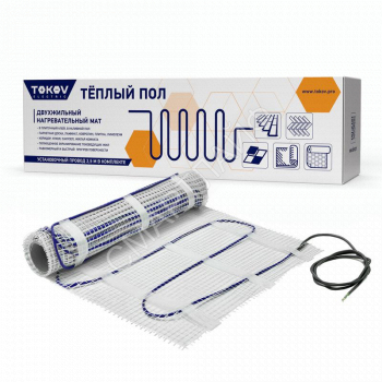 Комплект "Теплый пол" (мат) 150Вт/кв.м 4кв.м TOKOV ELECTRIC TKE-MAT150-600-4 - smartlife-ural.ru – Екатеринбург