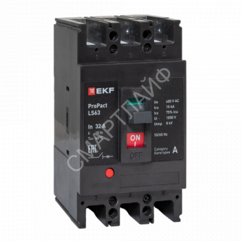 Выключатель автоматический 3п 32А 15кА LS63 ProPact EKF mccb-63-15-3-32-ls - smartlife-ural.ru – Екатеринбург