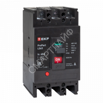 Выключатель автоматический 3п 40А 15кА LS63 ProPact EKF mccb-63-15-3-40-ls - smartlife-ural.ru – Екатеринбург