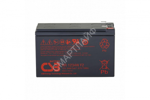 Аккумулятор 12В 9А.ч CSB HR1234W F2 CSB - smartlife-ural.ru – Екатеринбург