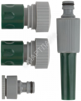 Набор поливочный 4шт 3/4дюйм ( насадка для полива; соединитель; соединитель с автостопом; адаптер внешний ) FIT 77292 - smartlife-ural.ru – Екатеринбург