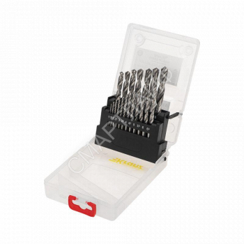 Набор сверл по металлу HSS 4241 Ш/Х 1-10мм (через 0.5мм) (19 предметов) Kranz KR-91-0636 - smartlife-ural.ru – Екатеринбург