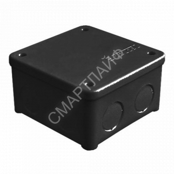 Коробка распределительная ОП 85х85х45мм IP54 7 выходов без гермовводов крышка на винтах материал - полипропилен черн. Epplast 135135 - smartlife-ural.ru – Екатеринбург