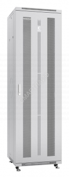 Шкаф монтажный телекоммуникационный напольный ND-05C-42U60/80 19дюйм для распред. и серверн. оборудования 42U 600х800х2055мм передн. и задн. перфорир. двери ручка с замком сер. (RAL 7035) Cabeus 7204c - smartlife-ural.ru – Екатеринбург