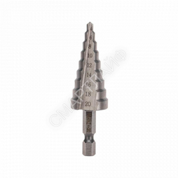 Сверло ступенчатое по металлу 4.0-20.0мм Kranz KR-12-6601 - smartlife-ural.ru – Екатеринбург