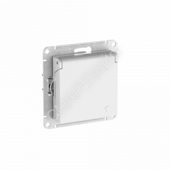 Розетка AtlasDesign 16А IP20 с заземл. защ. шторки с крышкой быстрозажим. клем. механизм бел. SE ATN000146S - smartlife-ural.ru – Екатеринбург