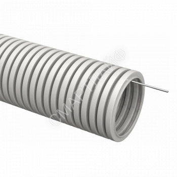 Труба гофрированная ПВХ d20мм с протяжкой сер. (уп.100м) TOKOV ELECTRIC TKE-TG/P-20-C06/100 - smartlife-ural.ru – Екатеринбург