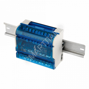 Шина на DIN-рейку в корпусе (кросс-модуль) 4х11 Rexant 11-2304-11 - smartlife-ural.ru – Екатеринбург