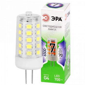 Лампа светодиодная GREEN LINE LED G4-JC-7W-865-12V GL G4 7Вт капсула 6500К холод. бел. Эра Б0067194 - smartlife-ural.ru – Екатеринбург