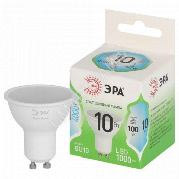 Лампа светодиодная GREEN LINE MR16-10W-840-GU10 GL 10Вт софит 4000К яркий свет бел. GU10 Эра Б0066993 - smartlife-ural.ru – Екатеринбург