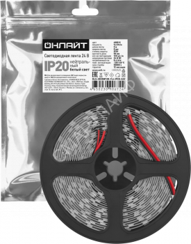 Лента светодиодная 90 672 OLS-2835W120-9.6-IP20-24V (уп.5м) ОНЛАЙТ 90672 - smartlife-ural.ru – Екатеринбург