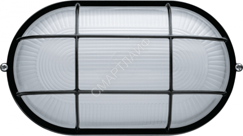 Светильник ЛОН 94 814 NBL-O2-100-E27/BL 1х100Вт E27 IP54 (аналог НПБ 1202 черн. овал с решеткой 100Вт) Navigator 94814 - smartlife-ural.ru – Екатеринбург