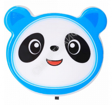 Светильник светодиодный NL-252 "Панда" LED ночник с выкл. 220В Camelion 15005 - smartlife-ural.ru – Екатеринбург