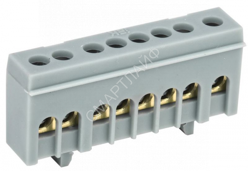 Шина L "фаза" в корп. изоляции на DIN-рейку ШНИ-6х9-8-К-Ср IEK YNN10-69-8KD-K02 - smartlife-ural.ru – Екатеринбург