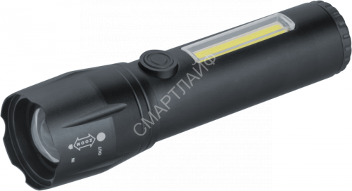 Фонарь светодиодный ручной 95 695 NPT-CM19-ACCU алюм.3 реж 1LED 3Вт+8COB 3Вт Li-ion 3.7В NAVIGATOR 95695 - smartlife-ural.ru – Екатеринбург