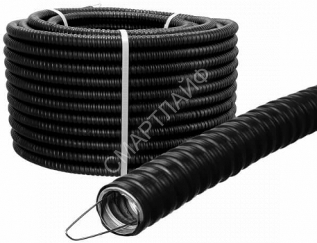 Металлорукав в ПВХ изоляции Р3-ЦПнг 32 черн. (уп.20м) TOKOV ELECTRIC TKE-MR-PVC-32-20-C05 - smartlife-ural.ru – Екатеринбург